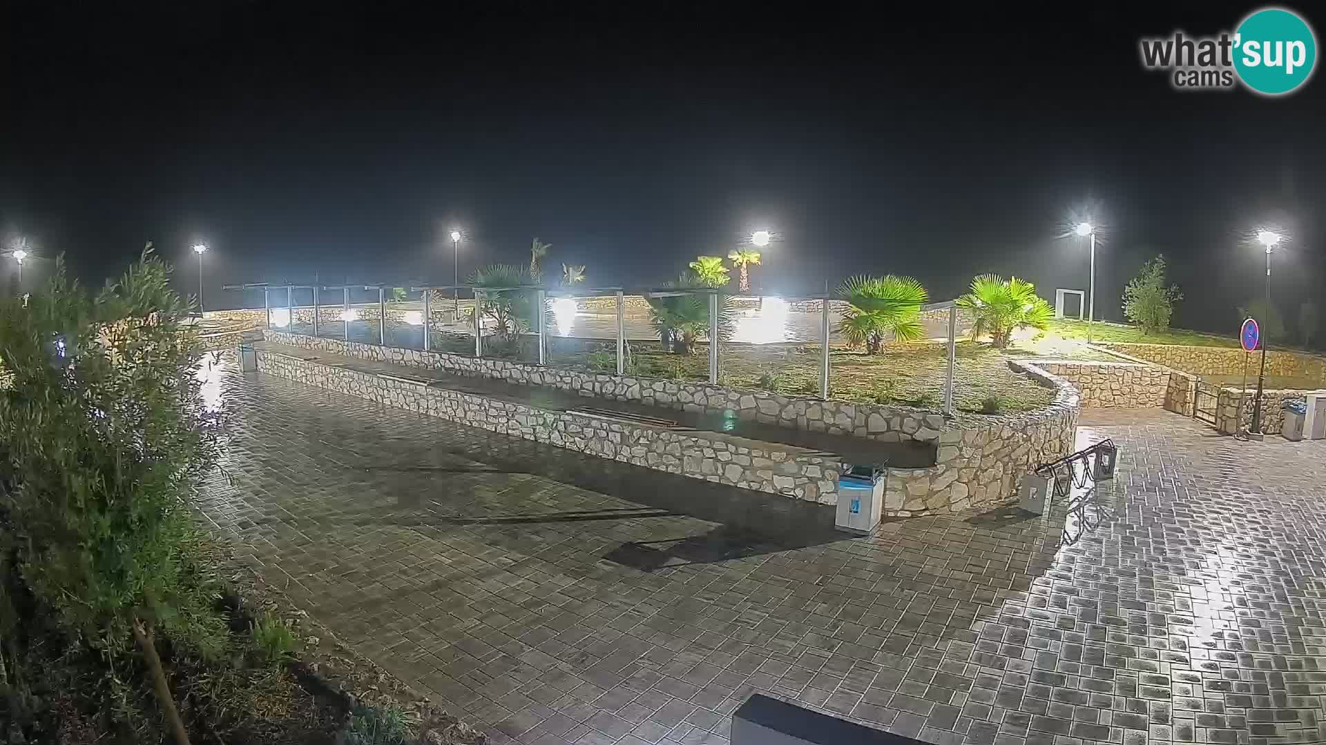 Webcam Mandre – Escenario de verano Velika điga | Isla de Pag