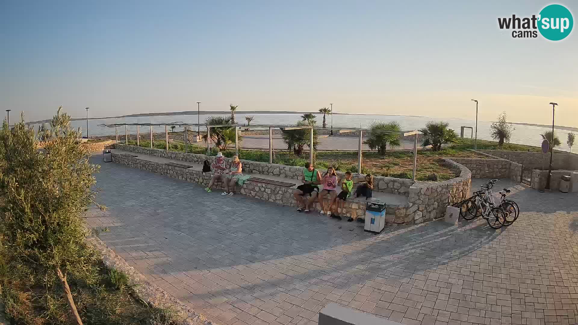 Webcam Mandre – Scène estivale Velika điga | Île de Pag