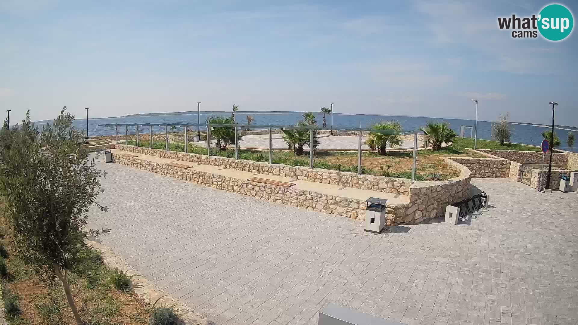 Webcam Mandre – Scène estivale Velika điga | Île de Pag