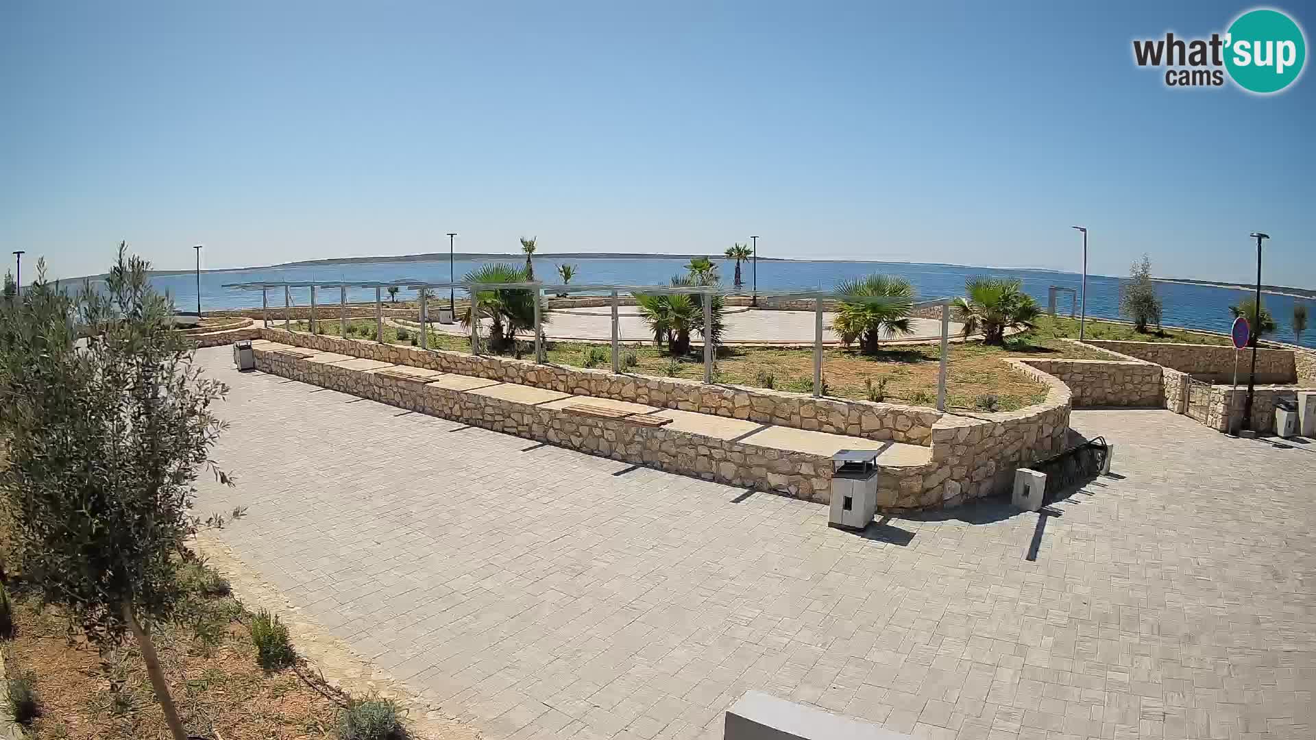 Mandre Summer Stage Webcam – Velika điga | Pag Island