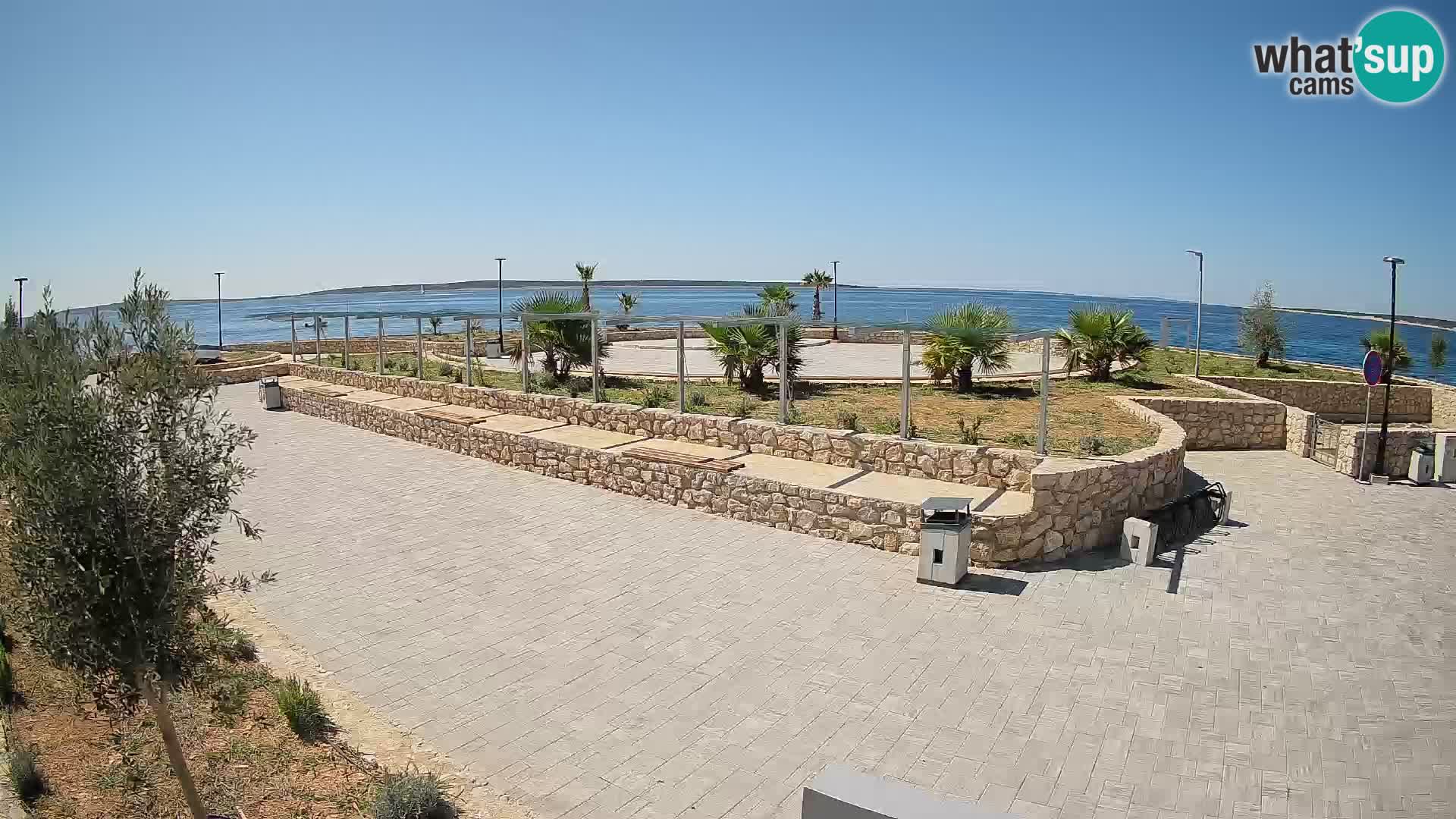 Webcam Mandre – Escenario de verano Velika điga | Isla de Pag