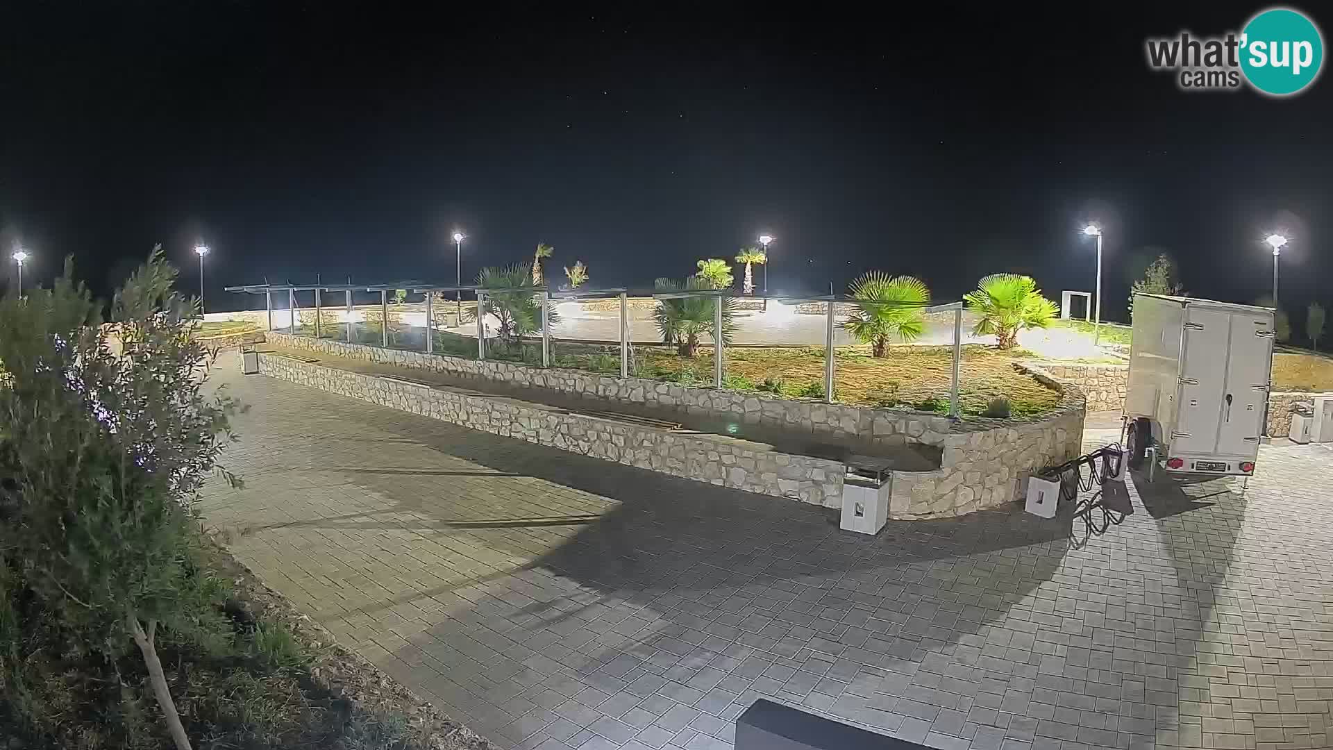 Webcam Mandre – Escenario de verano Velika điga | Isla de Pag
