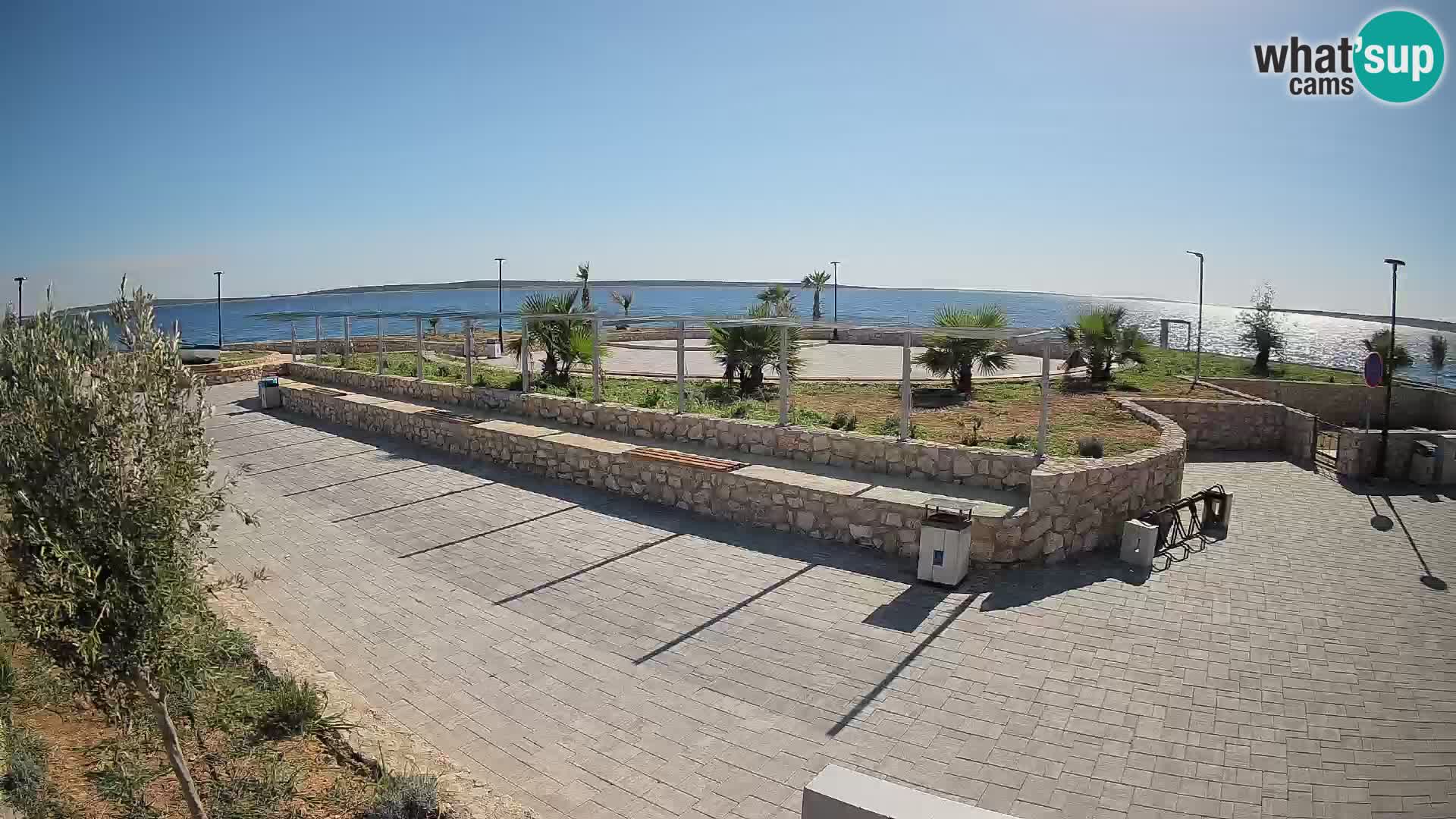 Mandre Summer Stage Webcam – Velika điga | Pag Island