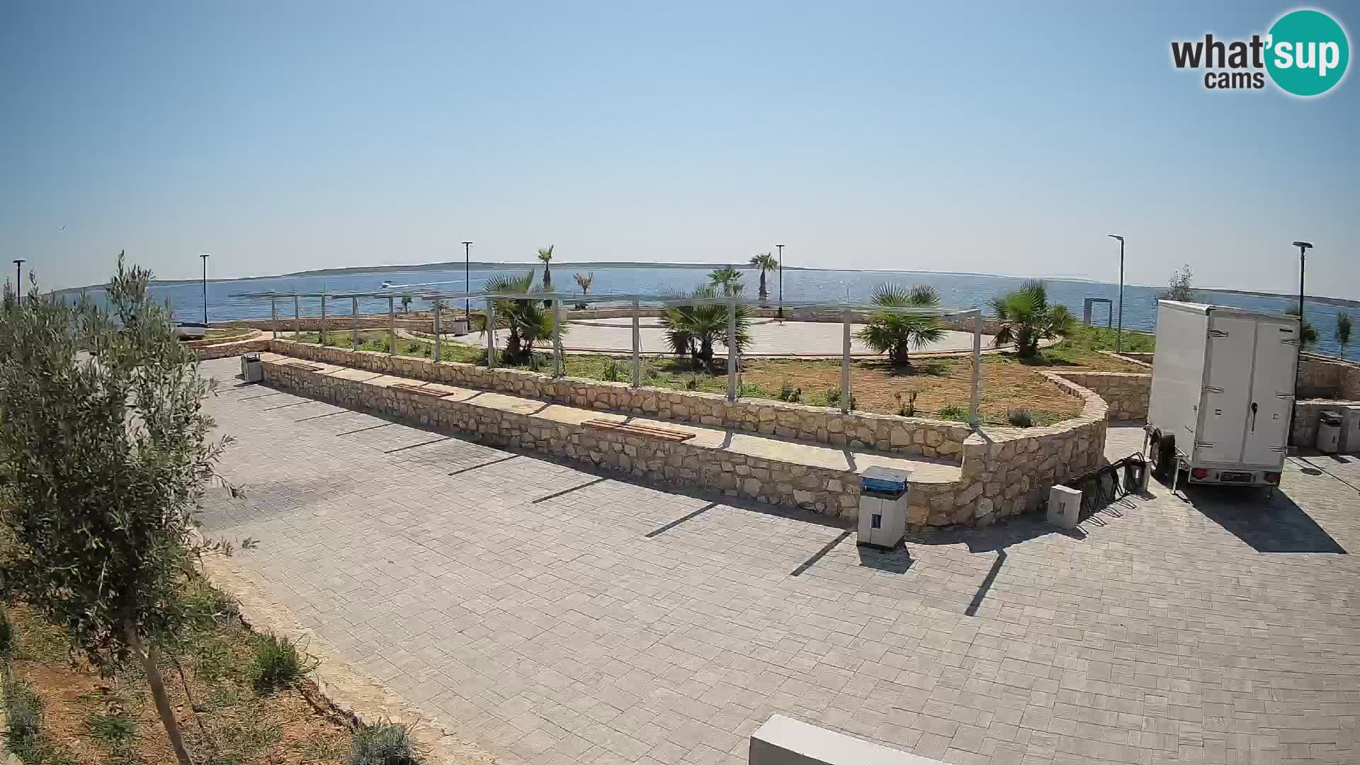Webcam Mandre – Palco estivo Velika điga | Isola di Pag