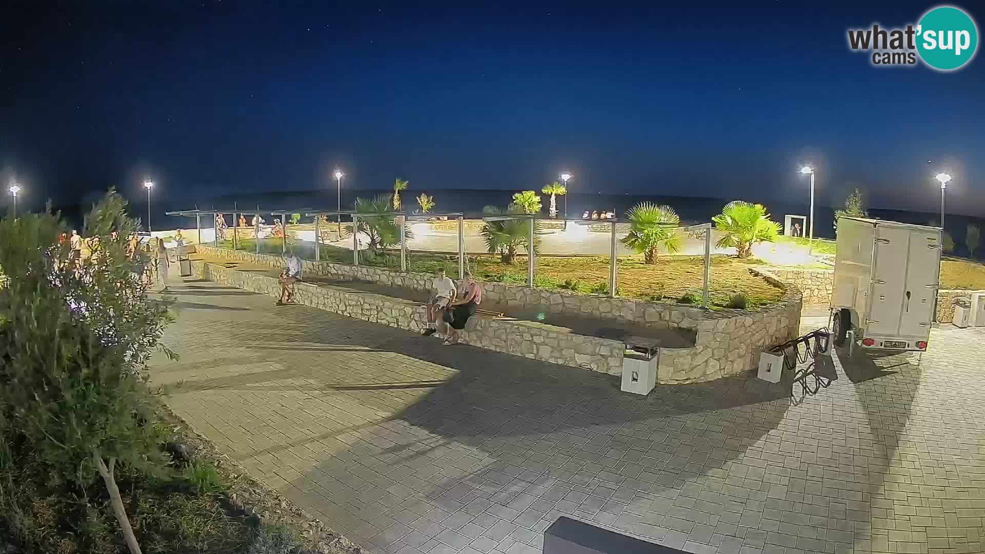 Webcam Mandre – Escenario de verano Velika điga | Isla de Pag
