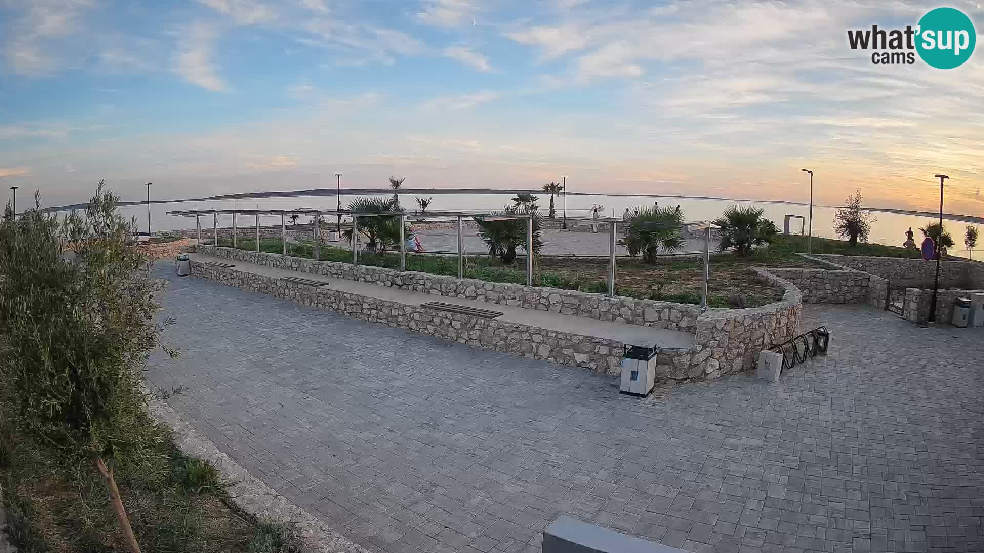 Webcam Mandre – Escenario de verano Velika điga | Isla de Pag