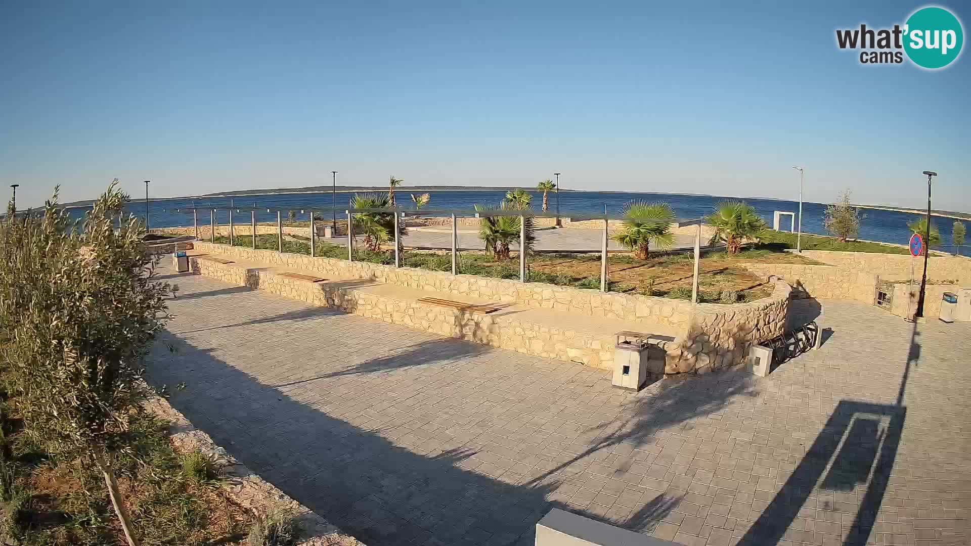Webcam Mandre – Palco estivo Velika điga | Isola di Pag