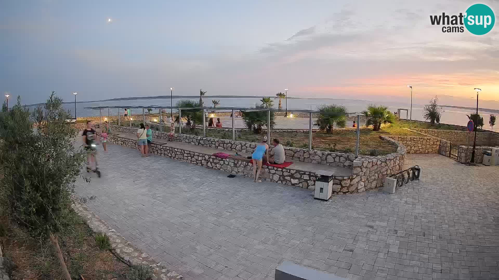 Webcam Mandre – Scène estivale Velika điga | Île de Pag