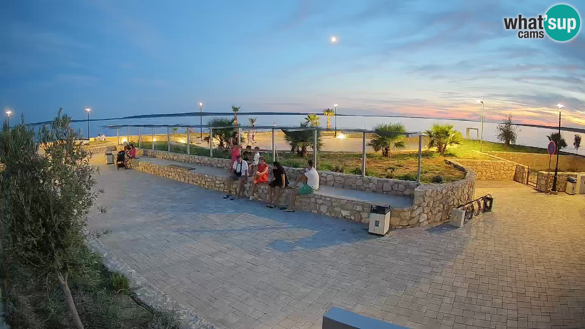 Webcam Mandre – Scène estivale Velika điga | Île de Pag