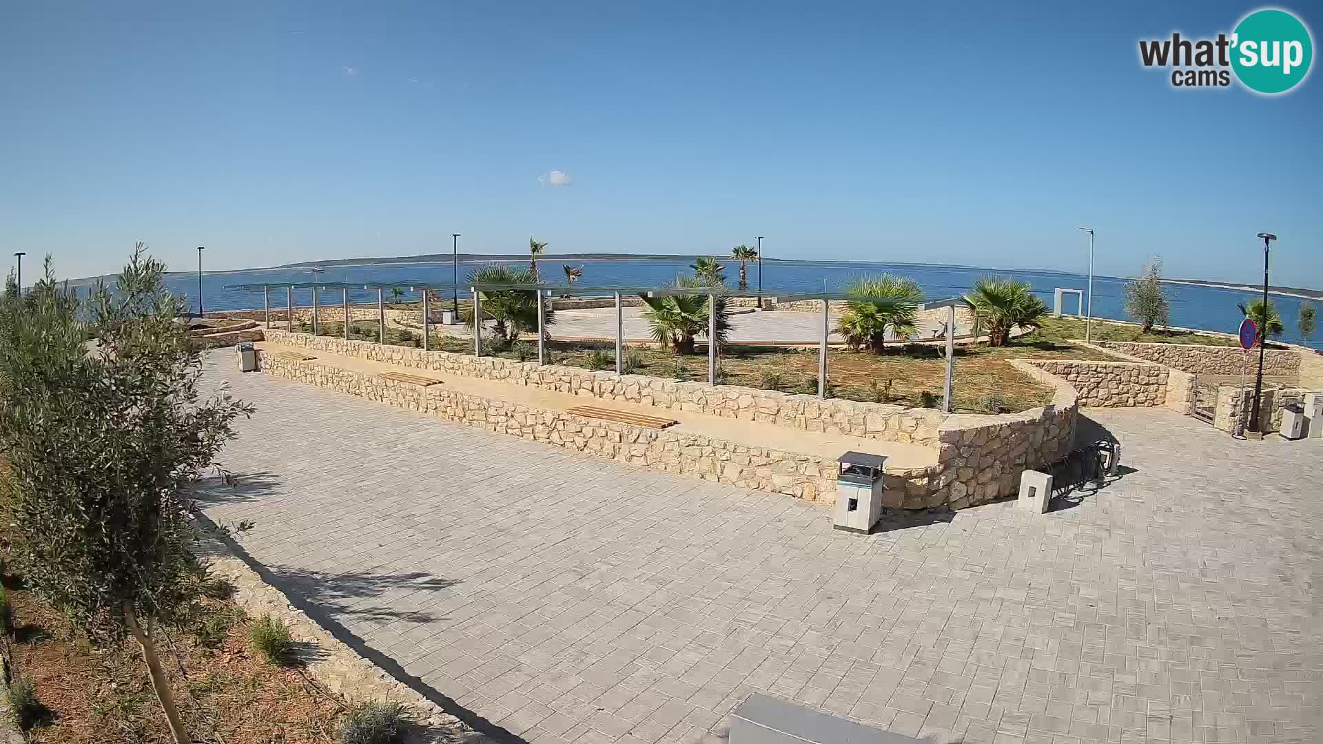 Webcam Mandre – Scène estivale Velika điga | Île de Pag