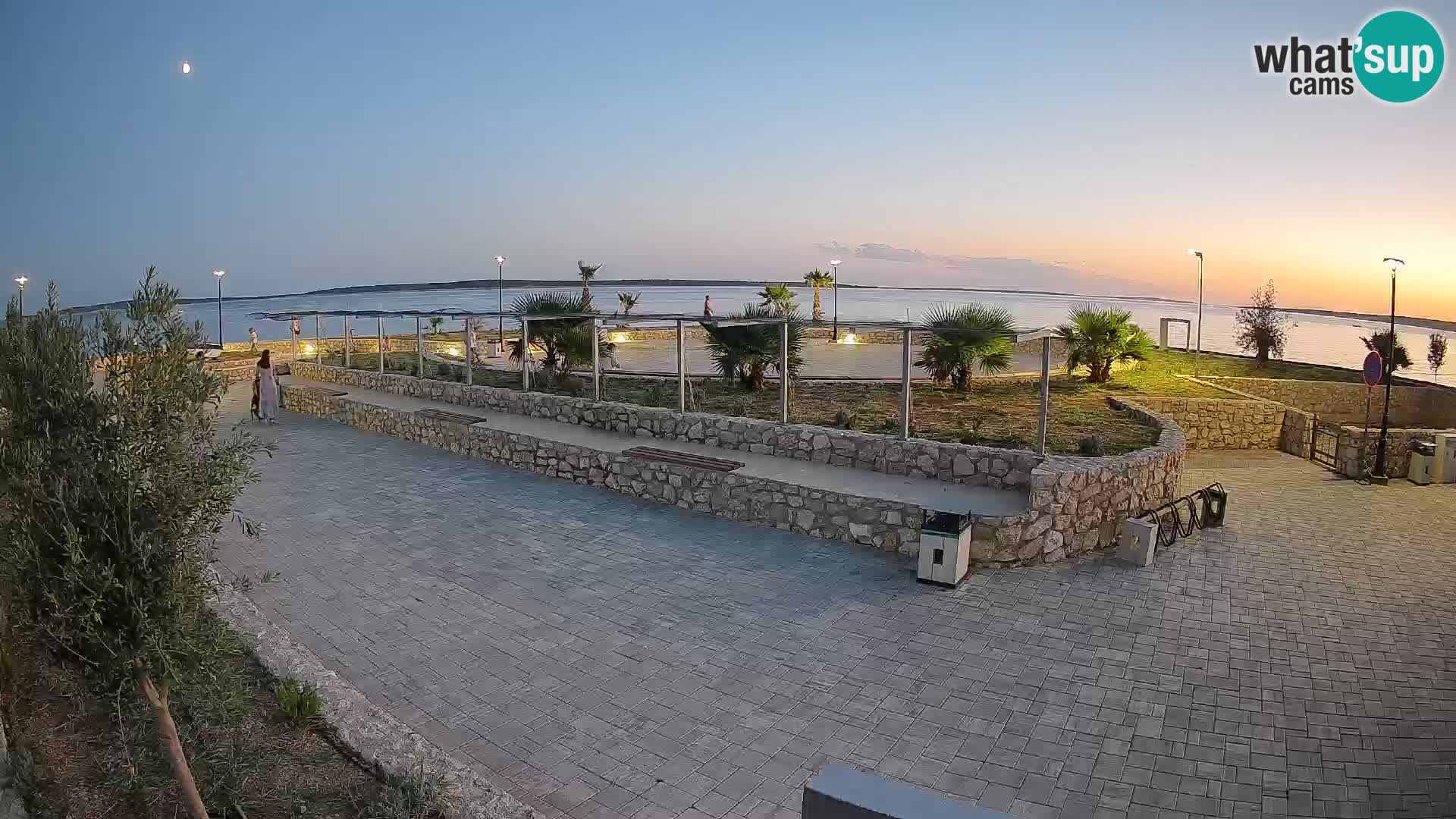 Webcam Mandre – Scène estivale Velika điga | Île de Pag