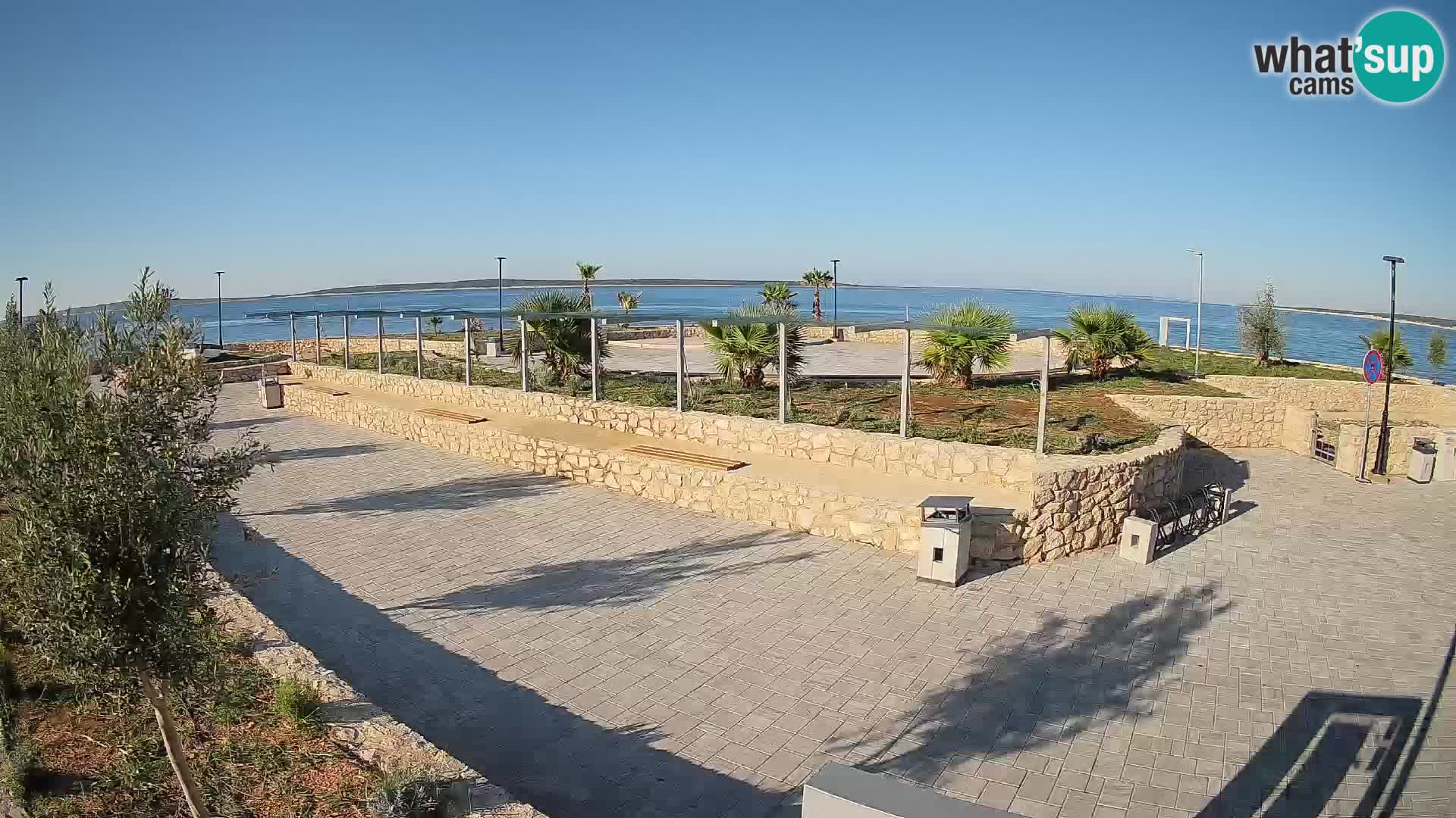 Webcam Mandre – Scène estivale Velika điga | Île de Pag