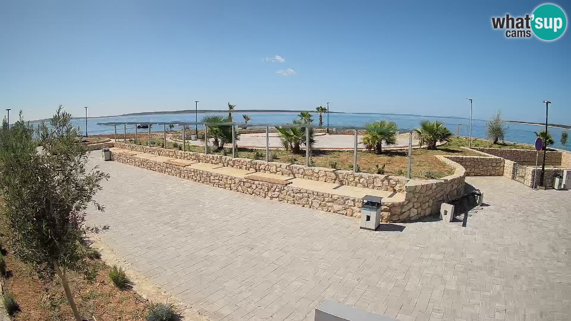 Mandre Summer Stage Webcam – Velika điga | Pag Island