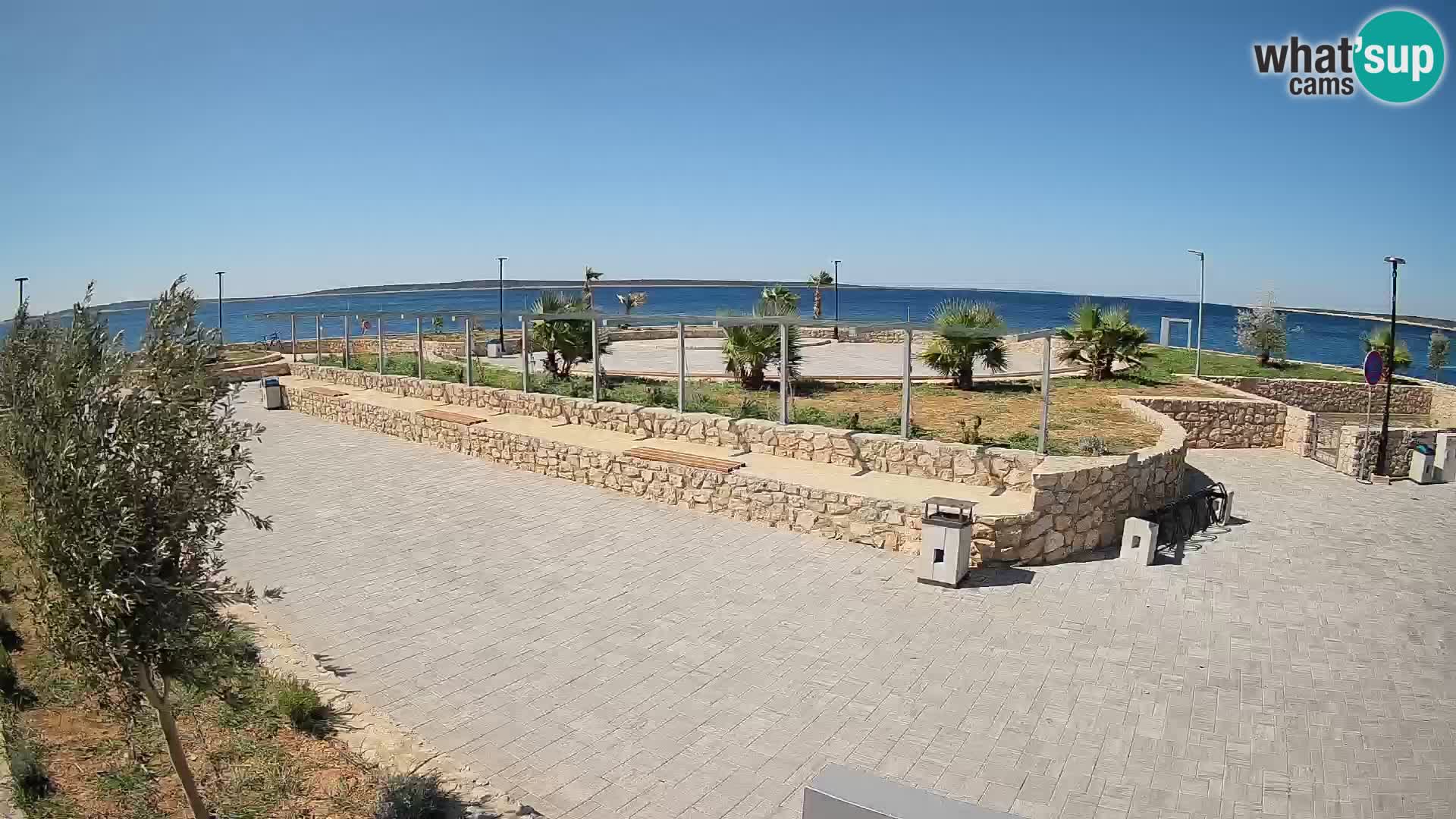 Webcam Mandre – Scène estivale Velika điga | Île de Pag