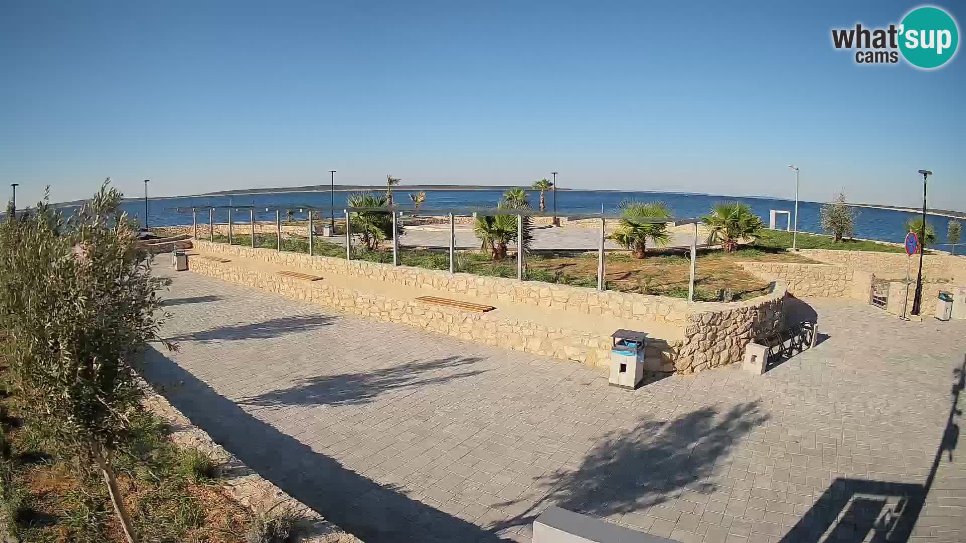 Mandre Summer Stage Webcam – Velika điga | Pag Island