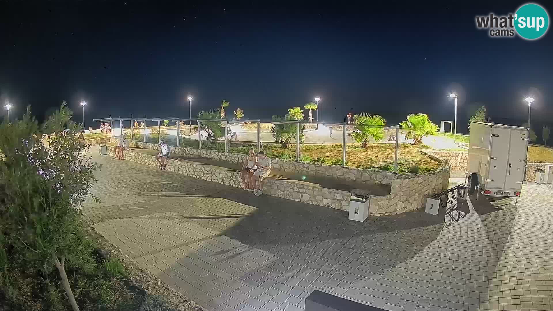 Mandre Summer Stage Webcam – Velika điga | Pag Island
