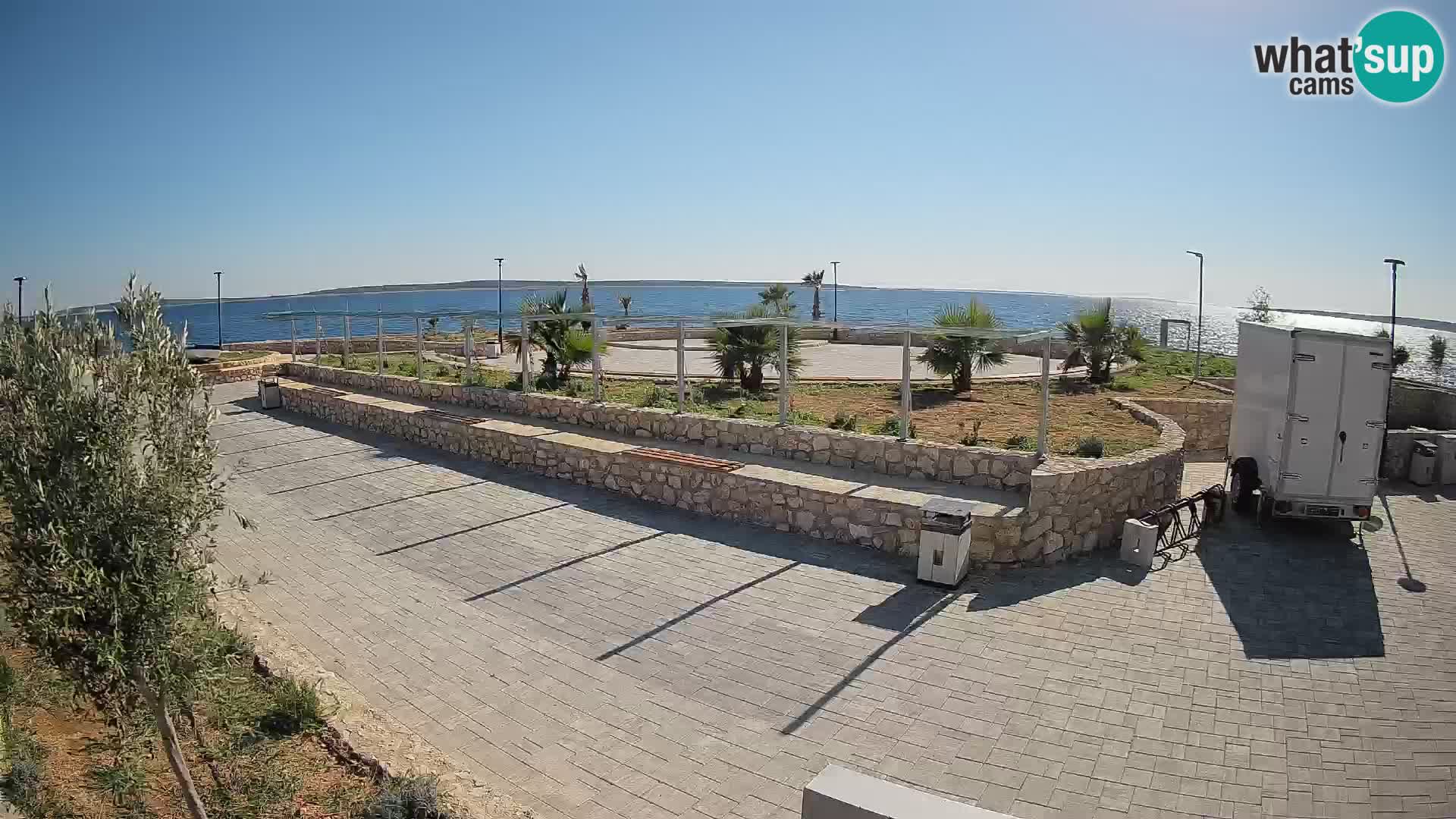 Webcam Mandre – Palco estivo Velika điga | Isola di Pag