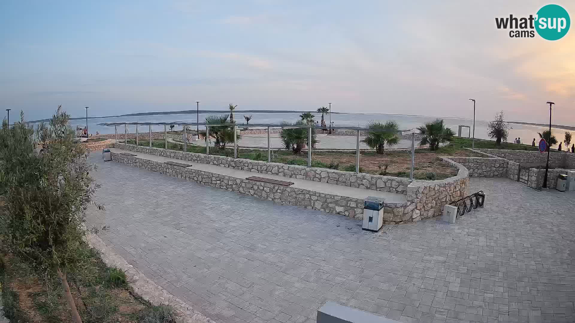 Webcam Mandre – Escenario de verano Velika điga | Isla de Pag