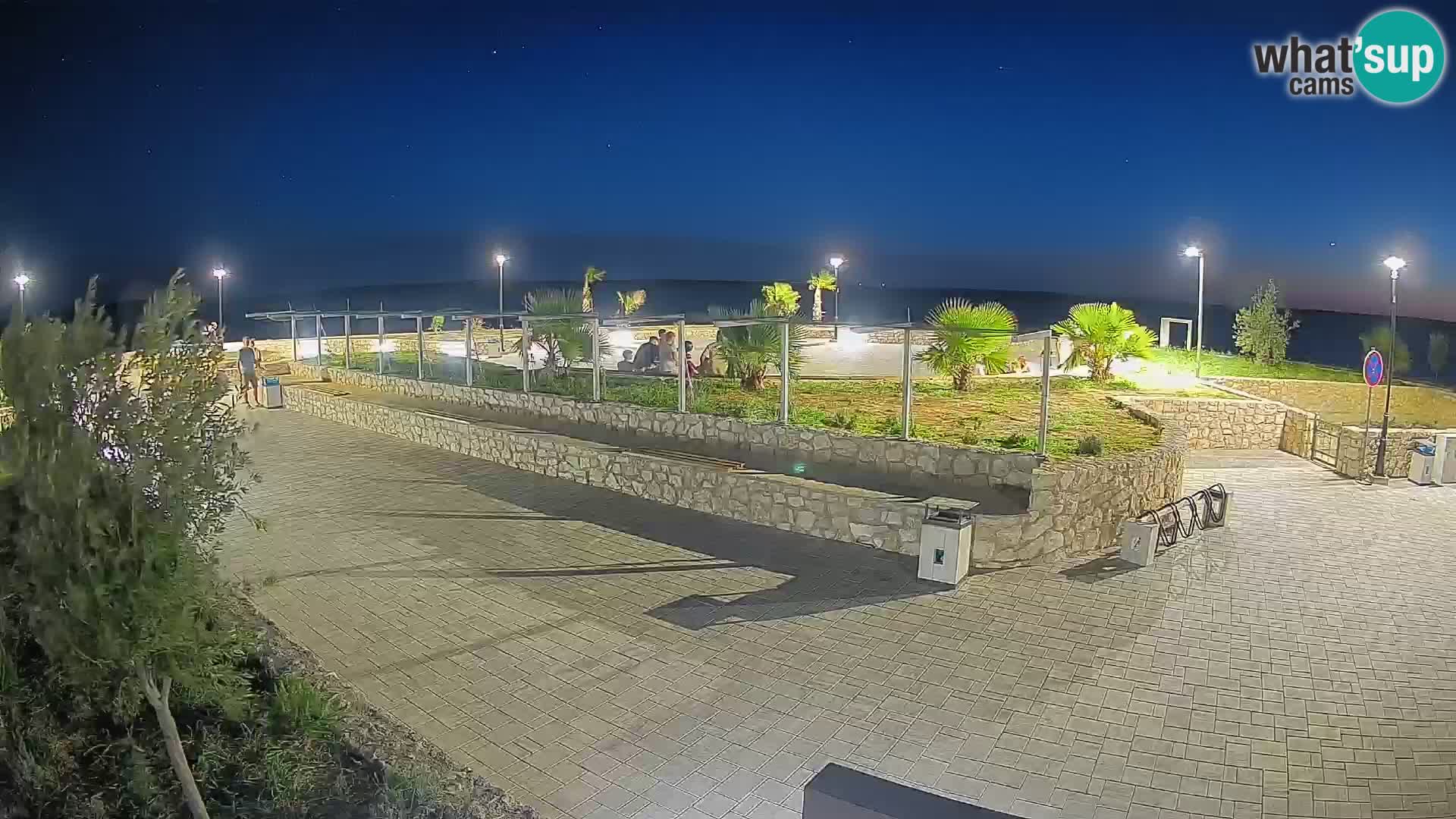 Webcam Mandre – Scène estivale Velika điga | Île de Pag