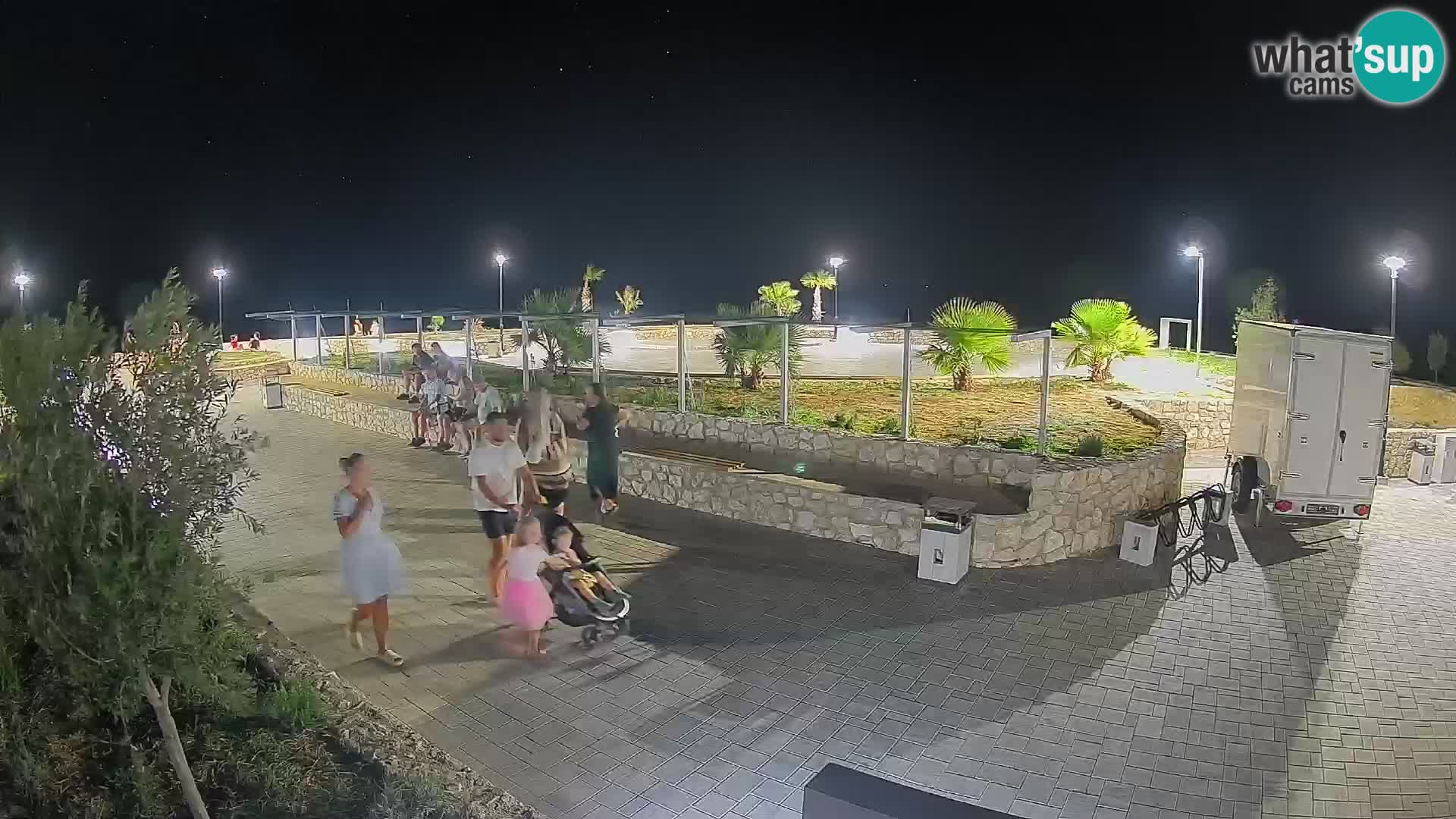 Mandre Summer Stage Webcam – Velika điga | Pag Island