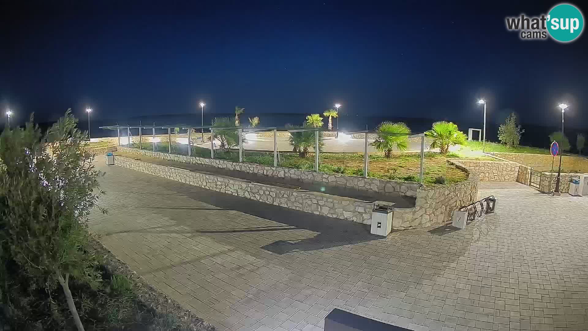 Webcam Mandre – Scène estivale Velika điga | Île de Pag