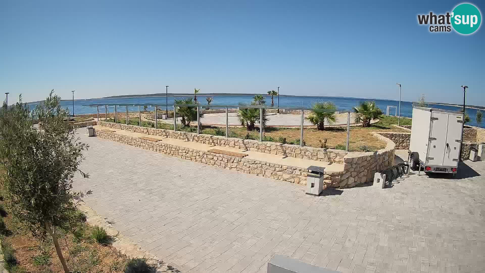 Mandre Summer Stage Webcam – Velika điga | Pag Island