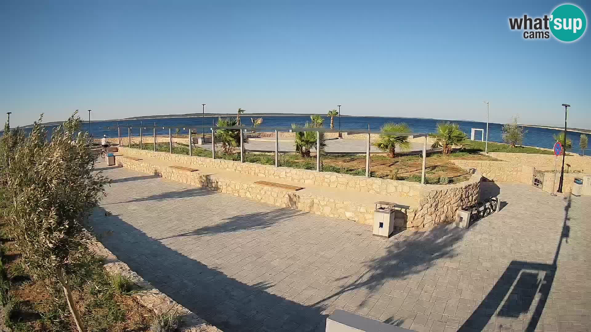 Webcam Mandre – Escenario de verano Velika điga | Isla de Pag