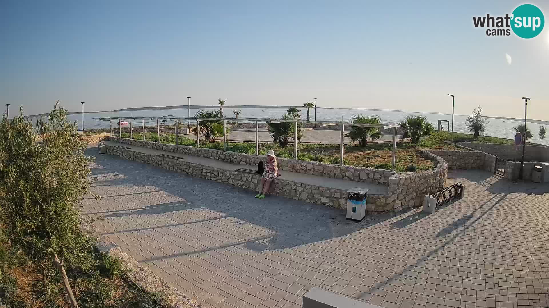 Webcam Mandre – Escenario de verano Velika điga | Isla de Pag