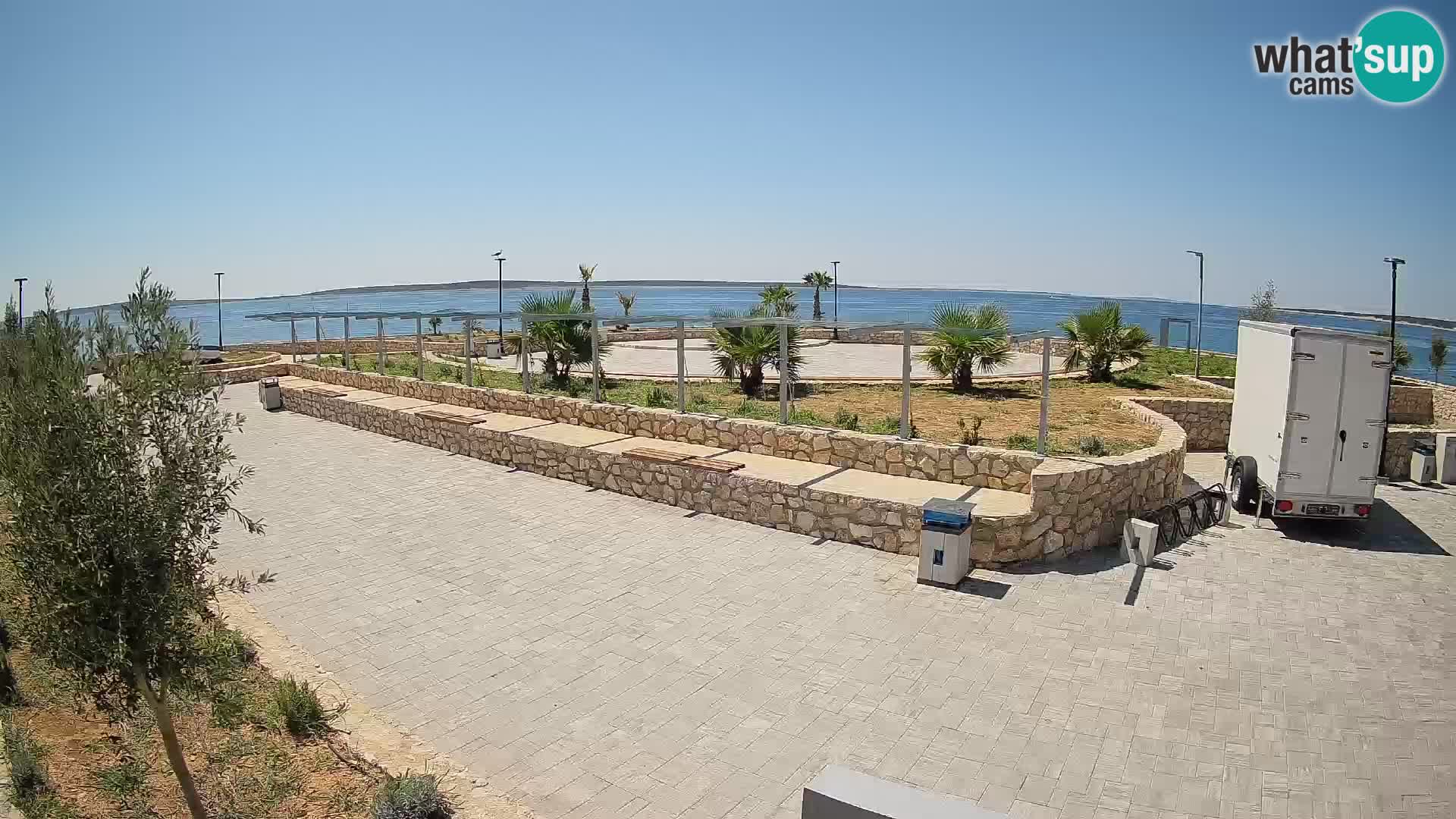 Webcam Mandre – Palco estivo Velika điga | Isola di Pag
