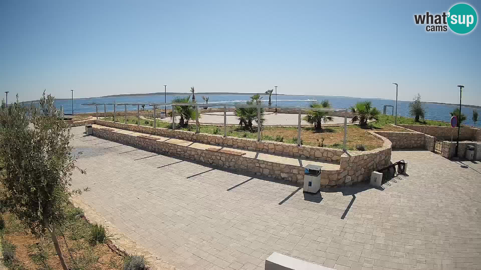 Mandre Summer Stage Webcam – Velika điga | Pag Island