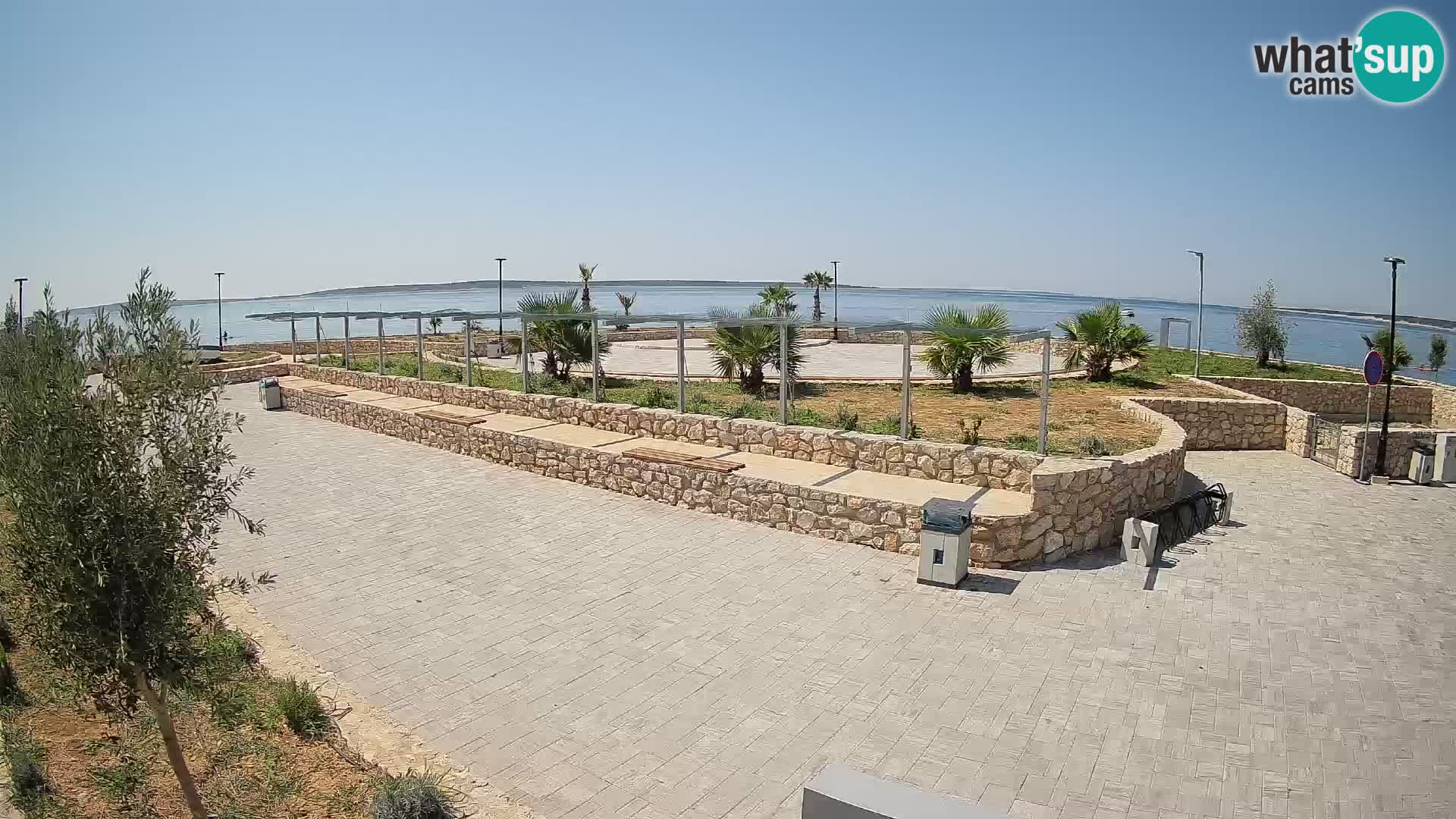 Webcam Mandre – Escenario de verano Velika điga | Isla de Pag
