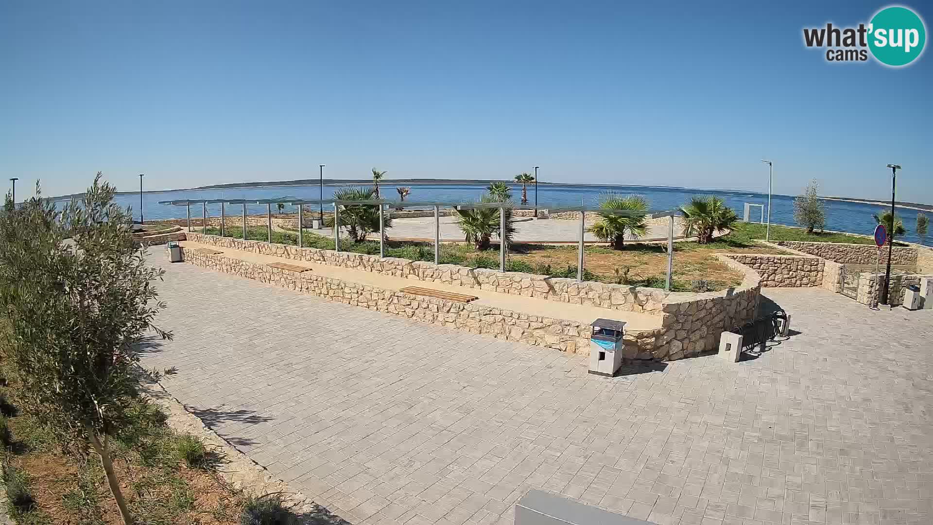 Mandre Summer Stage Webcam – Velika điga | Pag Island