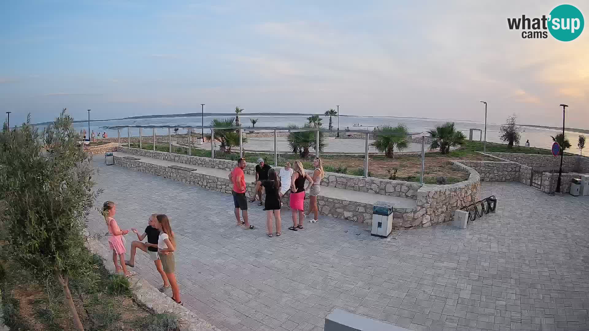 Webcam Mandre – Escenario de verano Velika điga | Isla de Pag