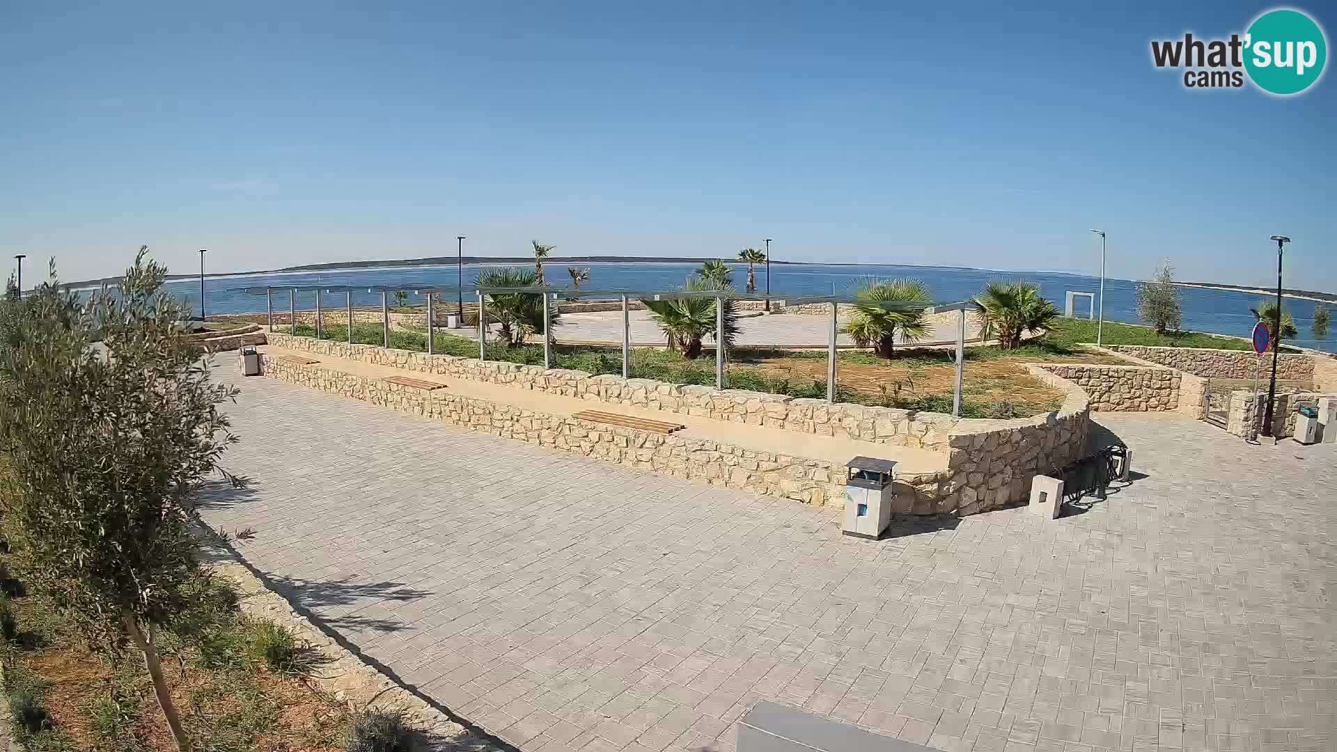 Mandre Summer Stage Webcam – Velika điga | Pag Island