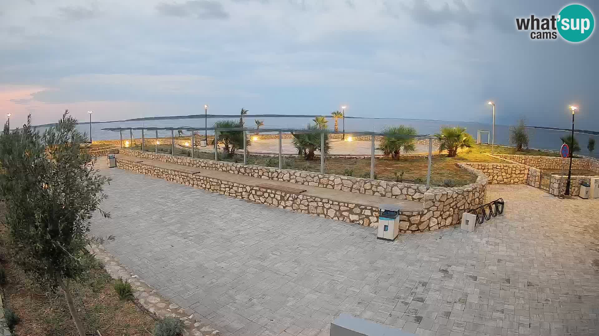 Webcam Mandre – Scène estivale Velika điga | Île de Pag