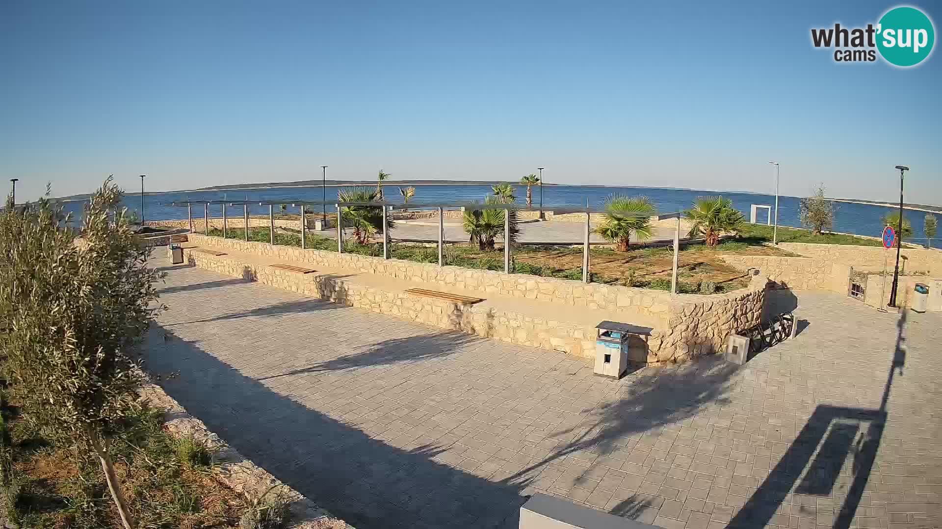 Webcam Mandre – Scène estivale Velika điga | Île de Pag