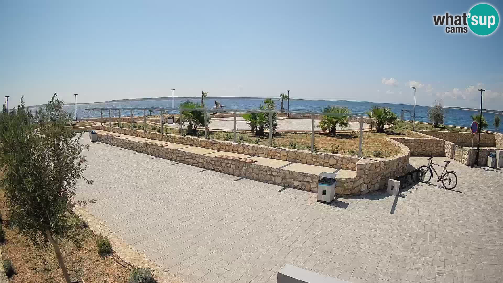 Webcam Mandre – Escenario de verano Velika điga | Isla de Pag