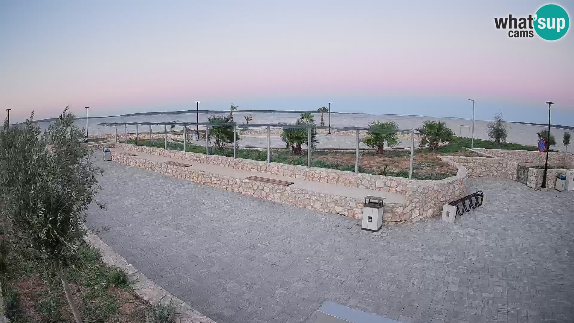 Webcam Mandre – Scène estivale Velika điga | Île de Pag