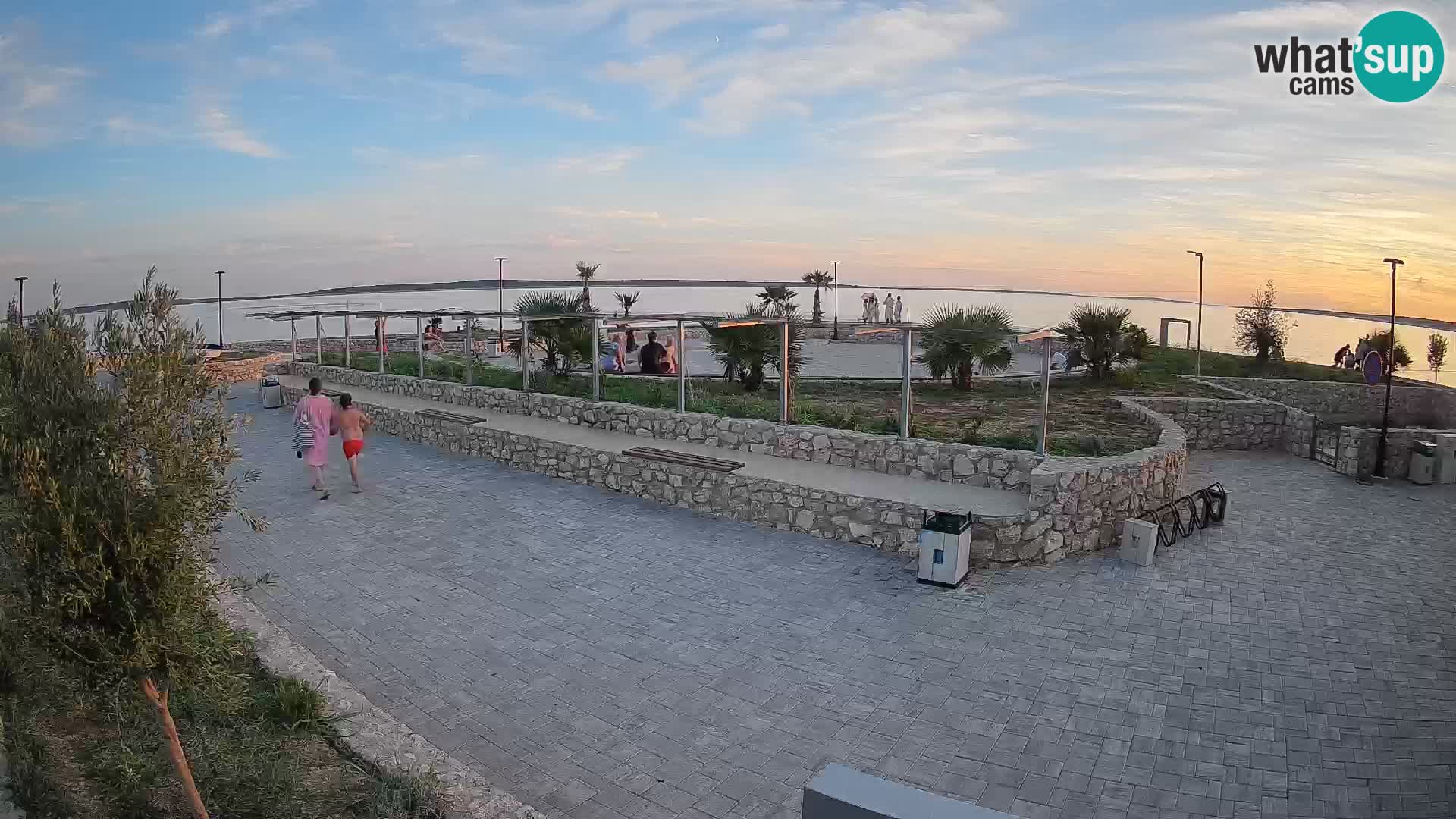 Webcam Mandre – Escenario de verano Velika điga | Isla de Pag