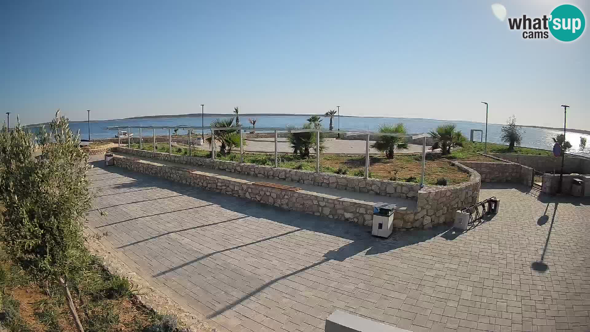 Webcam Mandre – Escenario de verano Velika điga | Isla de Pag