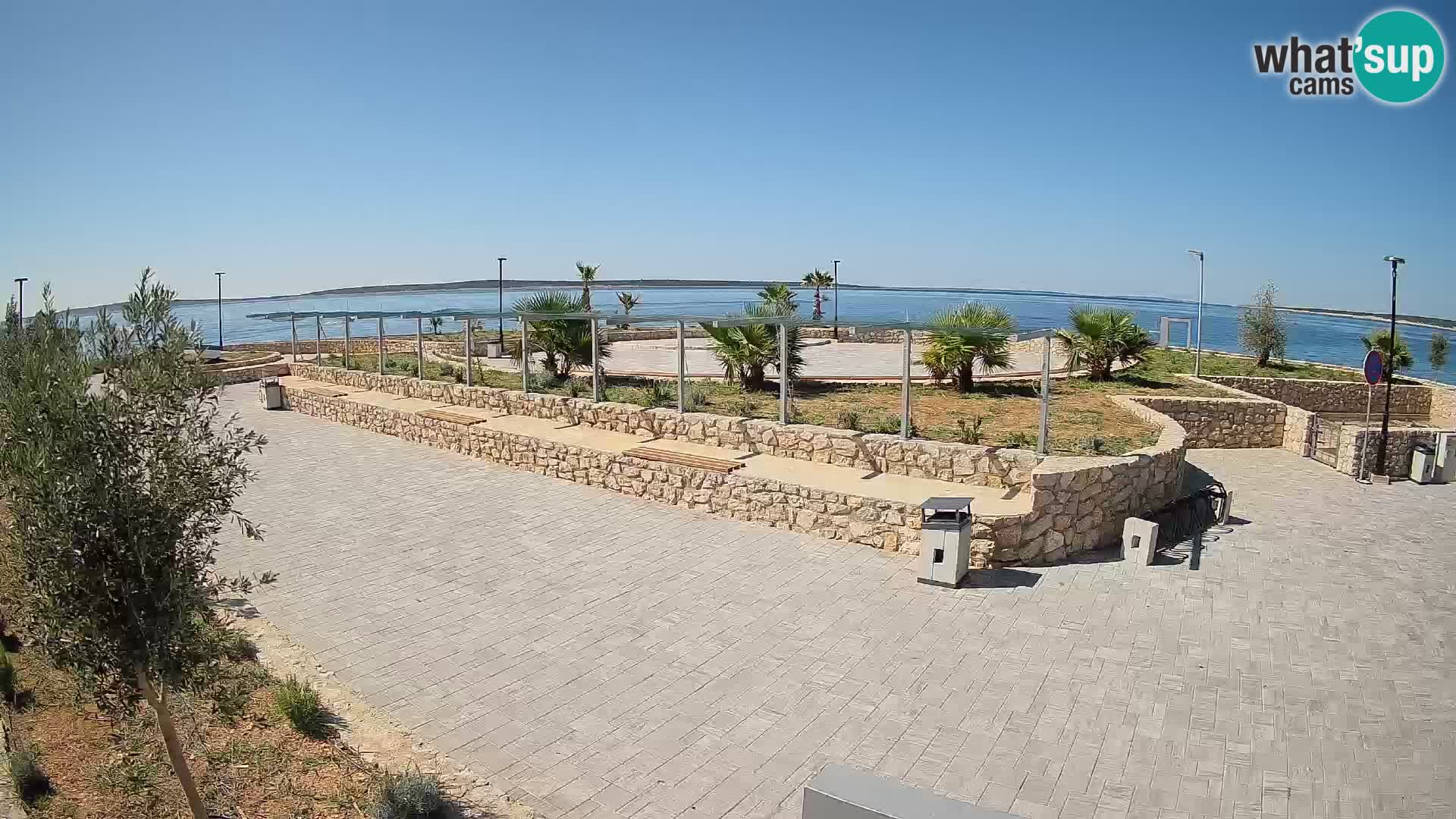 Webcam Mandre – Scène estivale Velika điga | Île de Pag