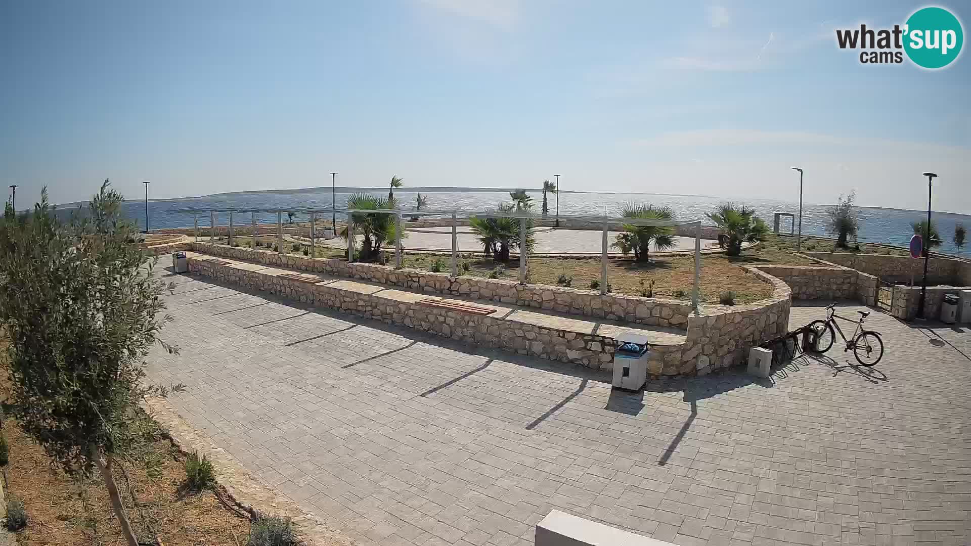 Webcam Mandre – Escenario de verano Velika điga | Isla de Pag