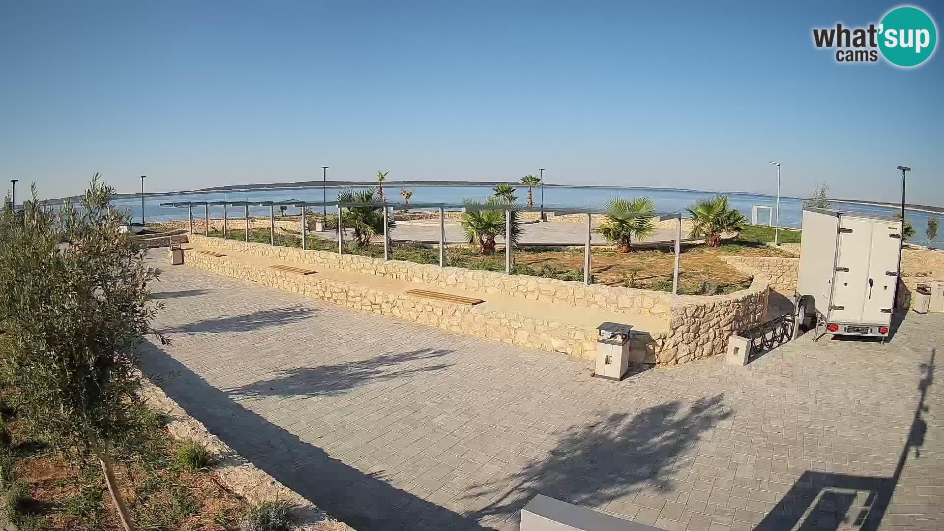 Webcam Mandre – Palco estivo Velika điga | Isola di Pag