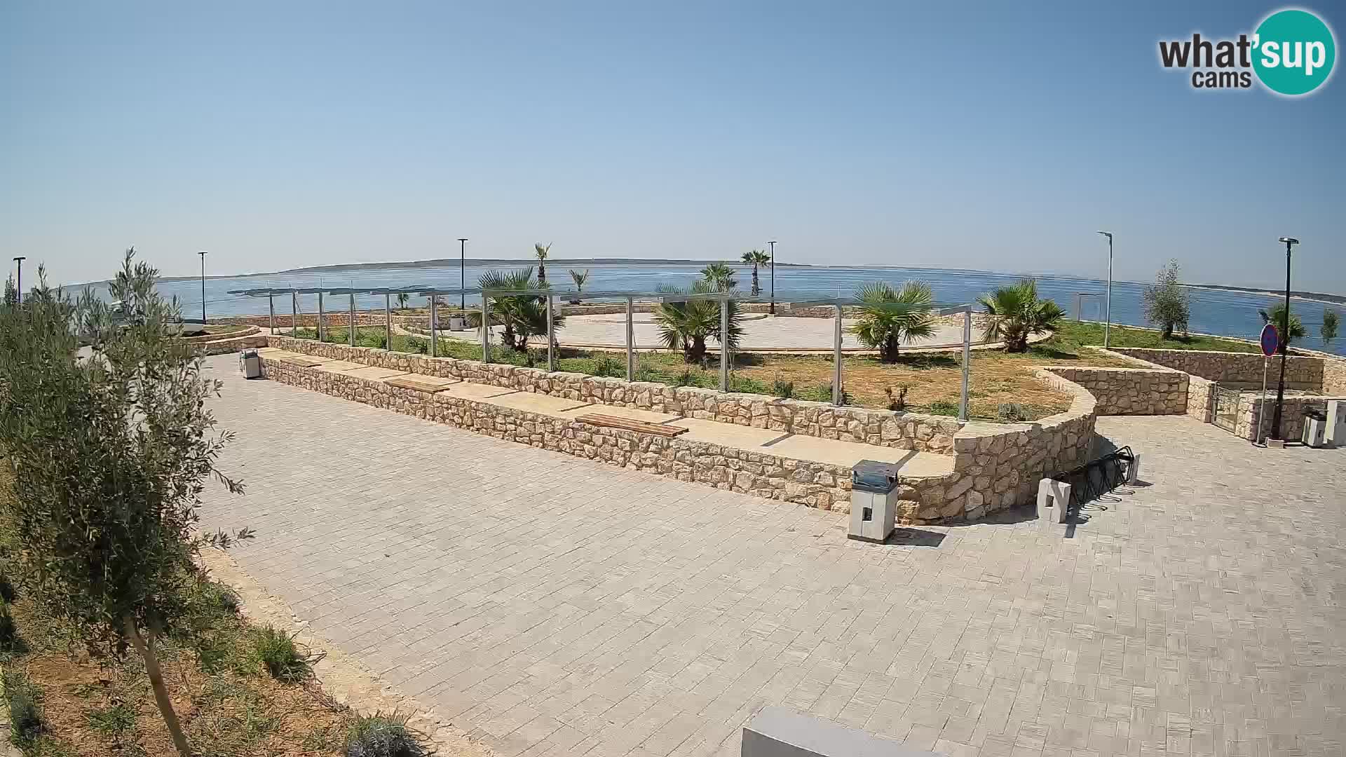 Webcam Mandre – Scène estivale Velika điga | Île de Pag