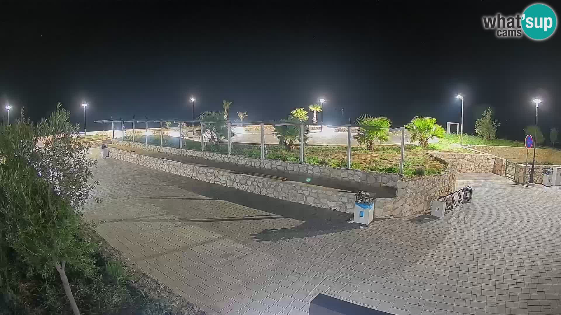 Webcam Mandre – Scène estivale Velika điga | Île de Pag