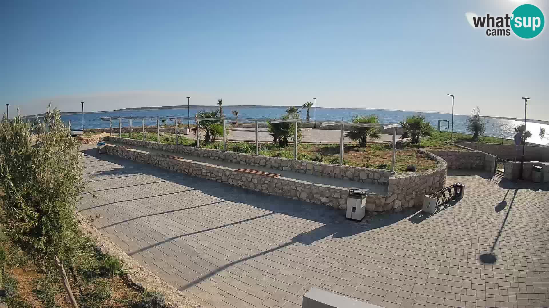 Webcam Mandre – Scène estivale Velika điga | Île de Pag