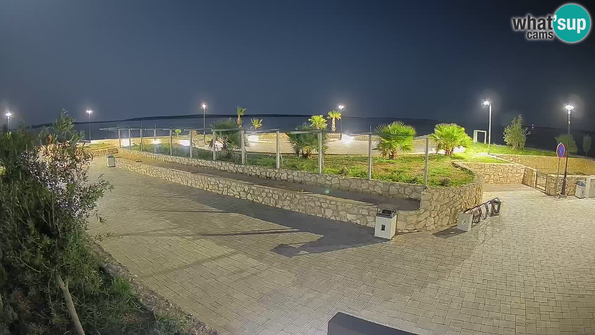Webcam Mandre – Scène estivale Velika điga | Île de Pag