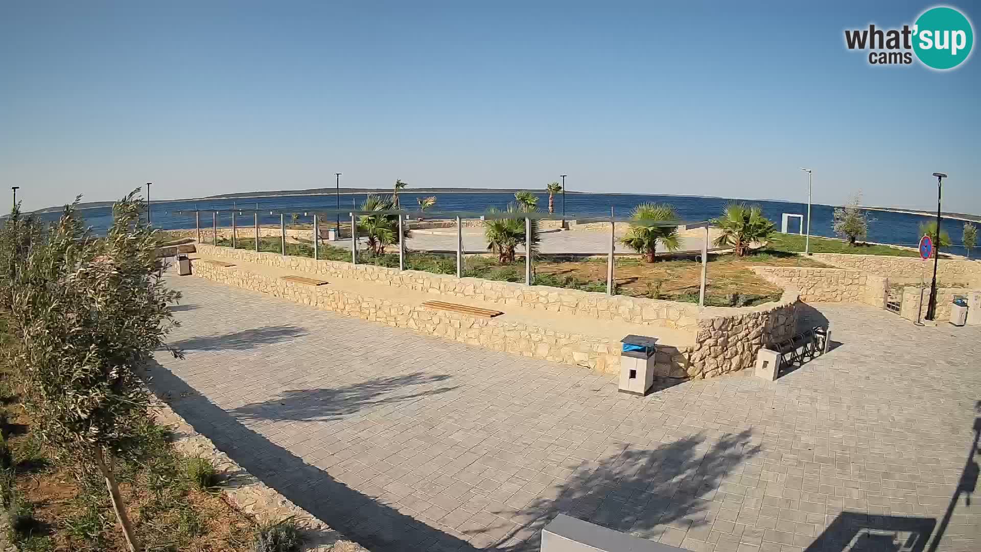 Webcam Mandre – Scène estivale Velika điga | Île de Pag