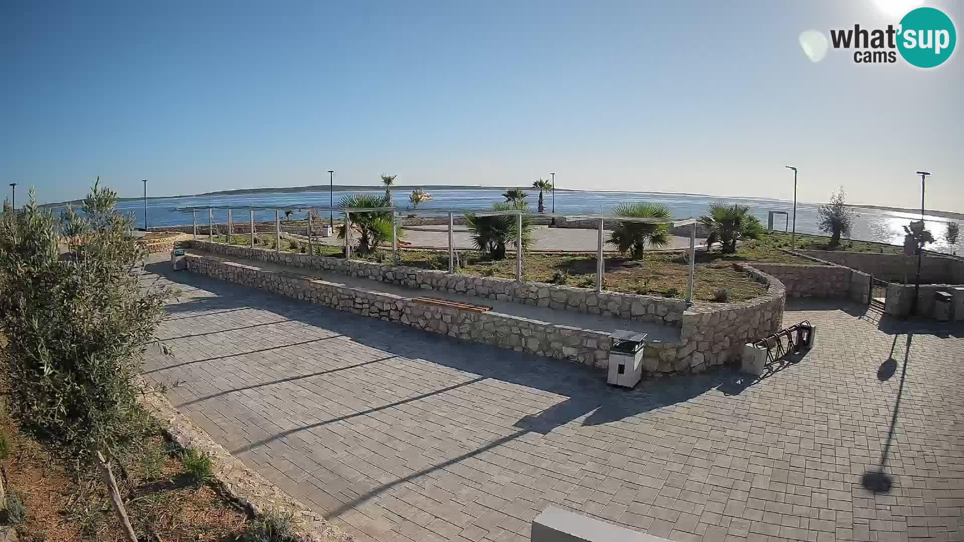 Webcam Mandre – Escenario de verano Velika điga | Isla de Pag
