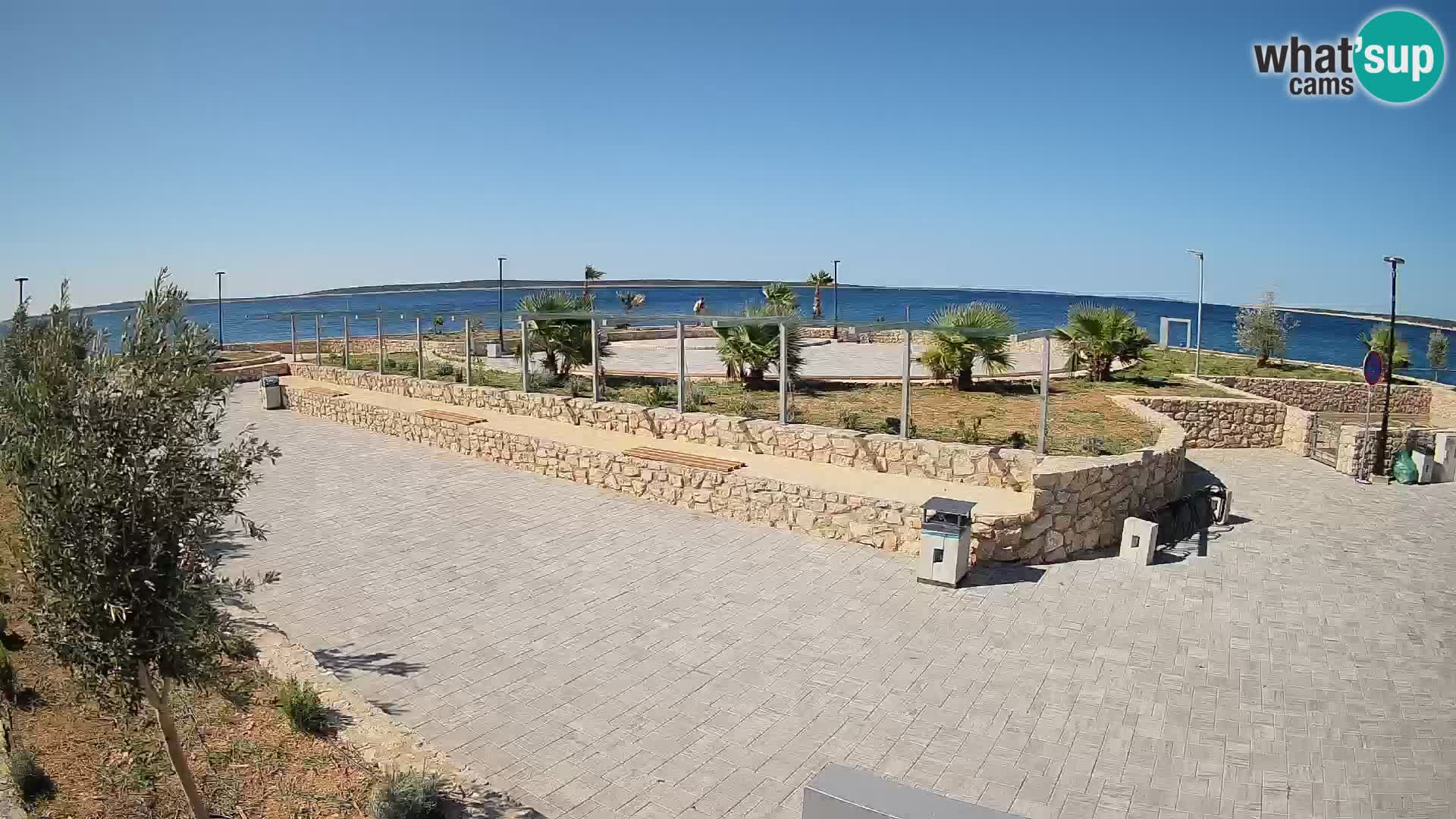 Mandre Summer Stage Webcam – Velika điga | Pag Island